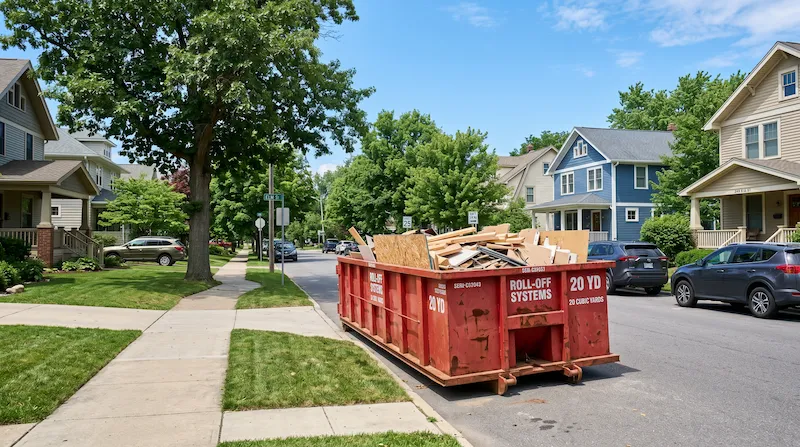Dumpster Rental Columbia SC — Home cleanout